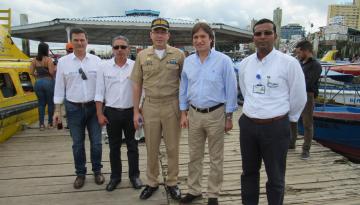 En Buenaventura, Dimar recibe a Superintendente de Puertos y Transporte