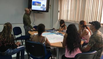 Estudiantes universitarios visitan CIOH del Caribe