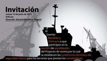 Invitación al Gremio Marítimo