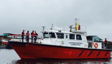 ARC "Isla del Morro", realiza operación de búsqueda y rescate en Tumaco. 