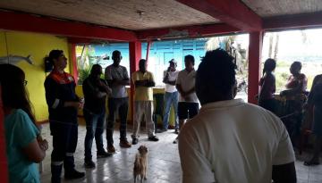 Dimar invitada a taller sobre avistamiento de ballenas realizado en corregimiento de Juanchaco