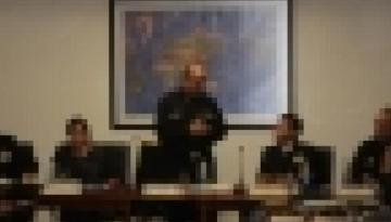 Se encuentran los integrantes de la mesa principal del TADE, quienes dieron apertura al evento. 