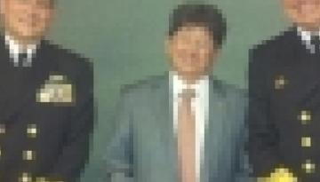De derecha a izquierda, señor Contralmirante Ernesto Durán González, Director General Marítimo, doctor Carlos Iván Márquez Pérez, Director NGRD, señor Contralmirante Juan Manuel Soltau Ospina, Secretario Ejecutivo Comisión Colombiana del Océano