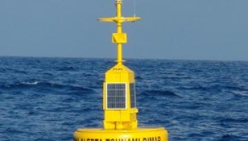 Boya de detección de tsunami. 